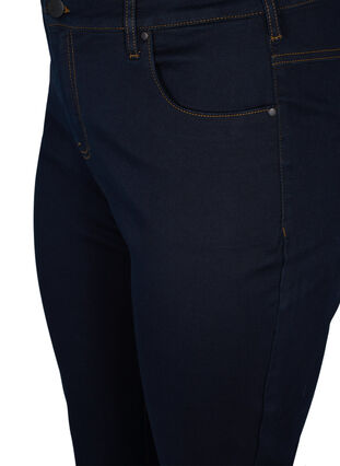 Slim fit Emily jeans med normal talje, Unwashed, Packshot image number 2