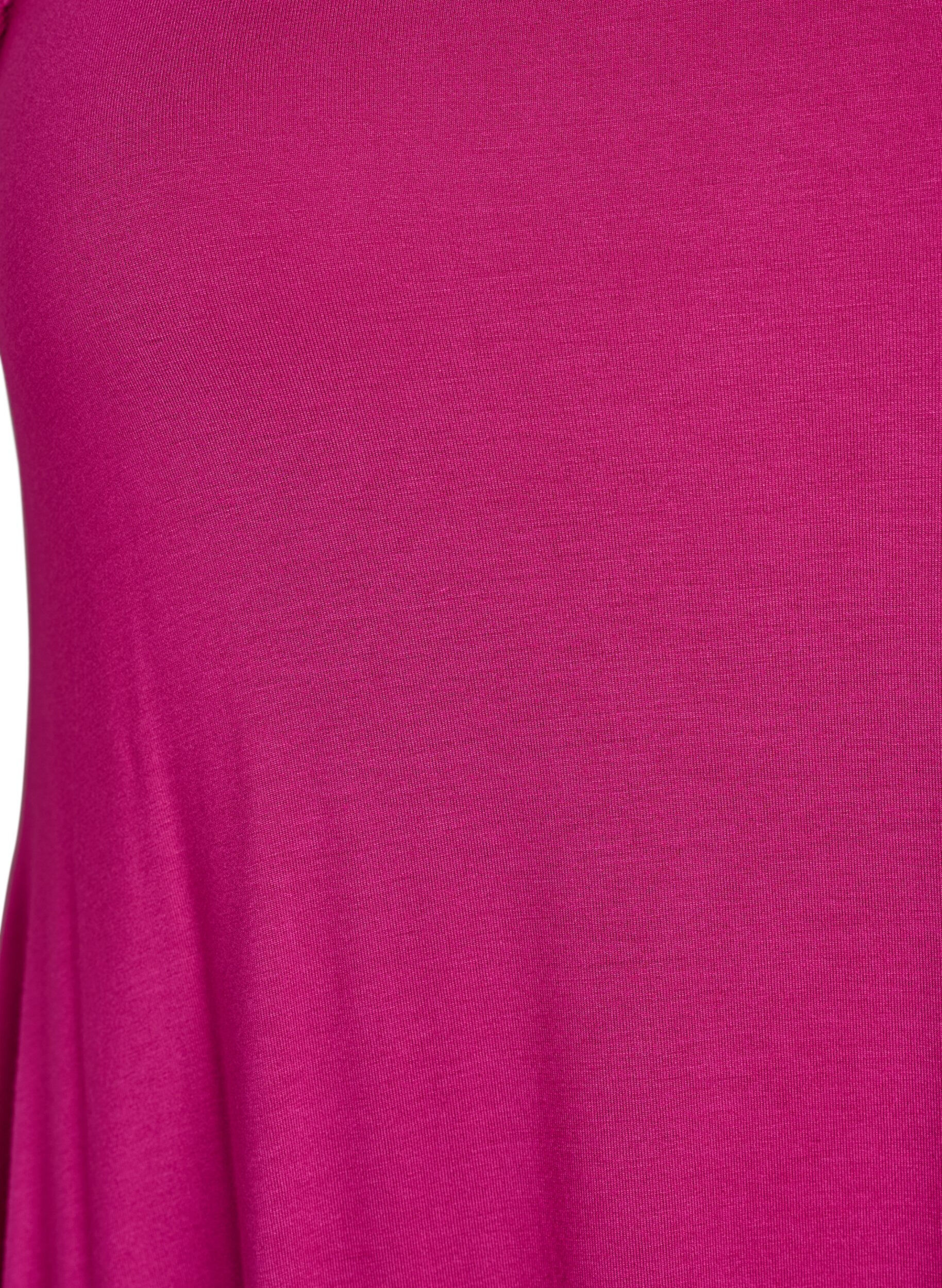 Zizzi Strandkjole i viskose med flettede stropper, Lyser&oslash;d, Packshot image number 2