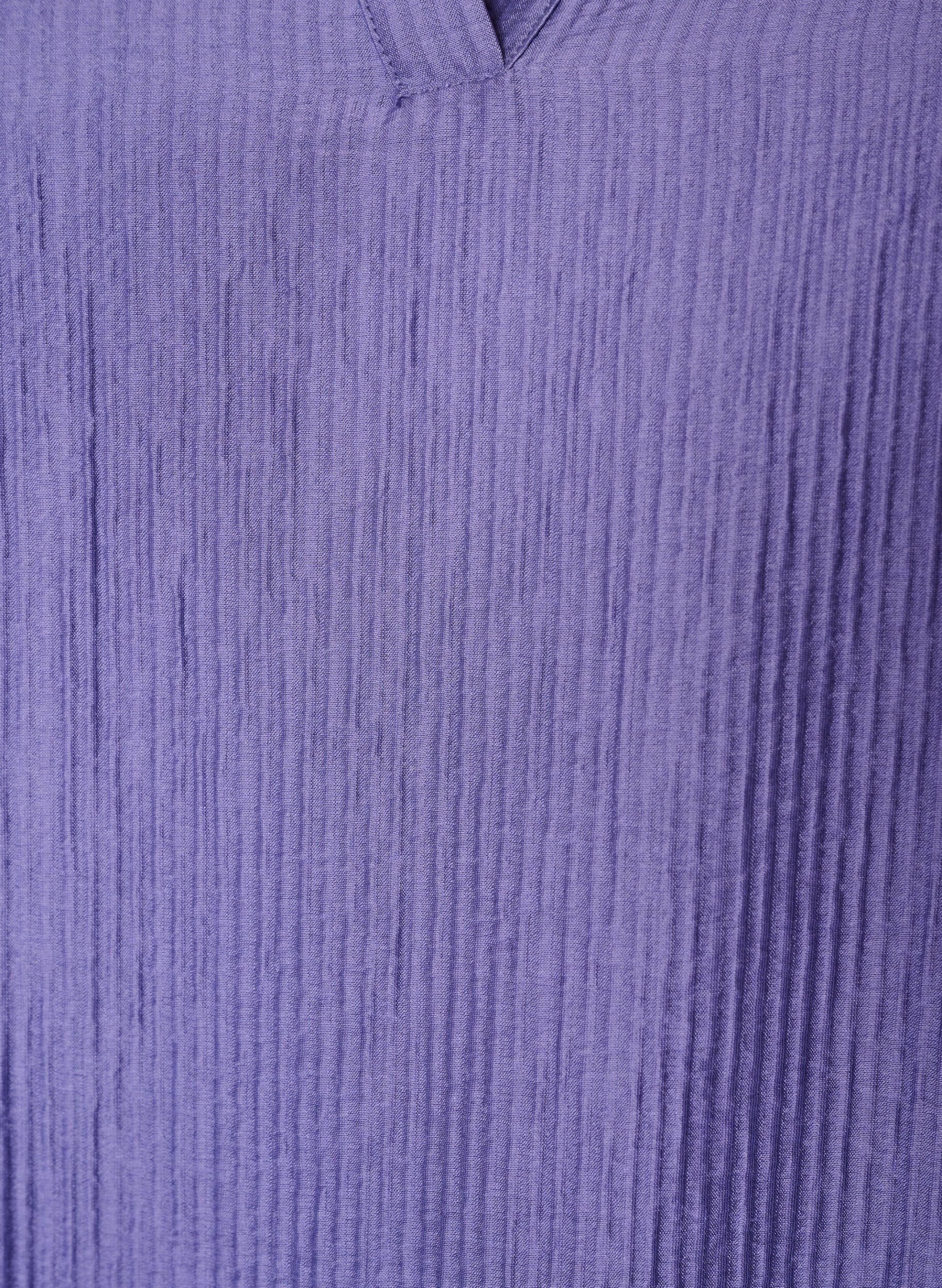 ZizziKjole med struktur og A-form, Lilla, Packshot image number 2