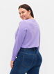 2-pak basis bluse i bomuld, Paisley Purple/Black, Model image number 1