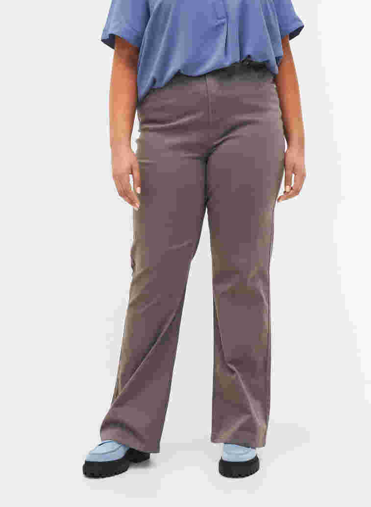 Flared jeans med ekstra høj talje, Excalibur, Model image number 2
