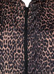 Sportsjakke med leopardprint og hætte, Brun, Packshot image number 2