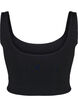 Seamless bh top med rund udskæring, Black, Packshot image number 1