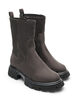Chunky st&oslash;vle i imiteret ruskind, Brun, Packshot image number 1