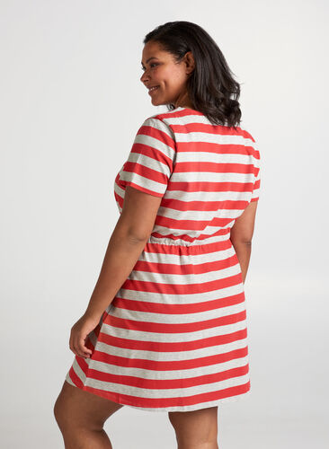 Kort kjole, LGM W. Red Stripe, Model image number 1