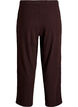Jerseybukser med ribstruktur og høj talje, Brun, Packshot image number 1