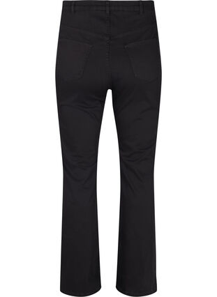 Flared jeans med ekstra høj talje, Black, Packshot image number 1