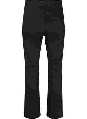 Flared jeans med ekstra høj talje, Black, Packshot image number 1