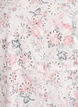 Kjole i bomuld med blomsterprint og broderie anglaise, Vanilla, Packshot image number 2