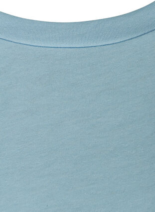 T-shirtT-shirt i bomuldsmix, Dream Blue Mel., Packshot image number 2