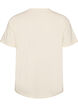 T-shirt i bomuld med tekstprint, Hvid, Packshot image number 1