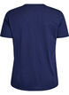 Basis t-shirt i bomuld med rund hals, Bl&aring;, Packshot image number 1
