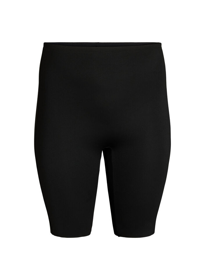 Light shapewear lange shorts, Sort, Packshot image number 0