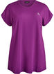 Lang tr&aelig;nings t-shirt, Lilla, Packshot image number 0
