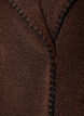 Teddyjakke med kontrastdetaljer, Brun, Packshot image number 3
