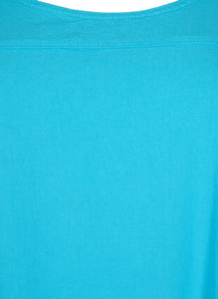 Kortærmet kjole i bomuld, Blue Atoll, Packshot image number 2