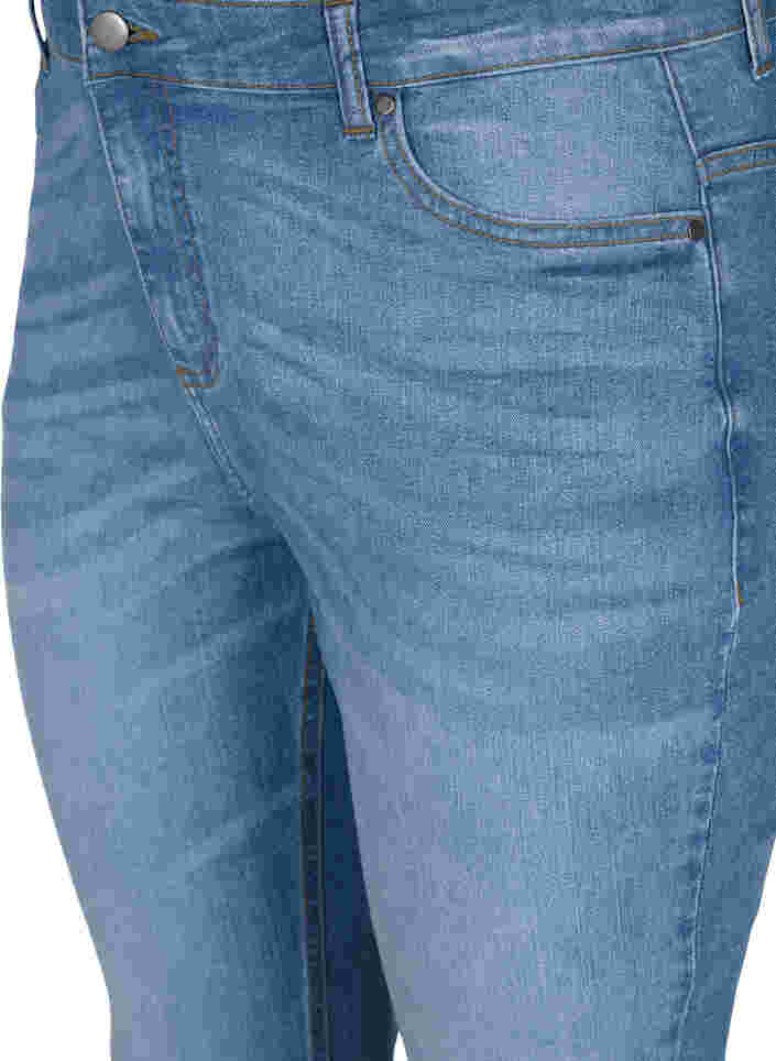 Emily jeans med slim fit og normal talje, Blue denim, Packshot image number 2
