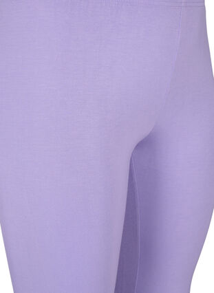 Basis 3/4 leggings i viskose , Violet Tulip, Packshot image number 2