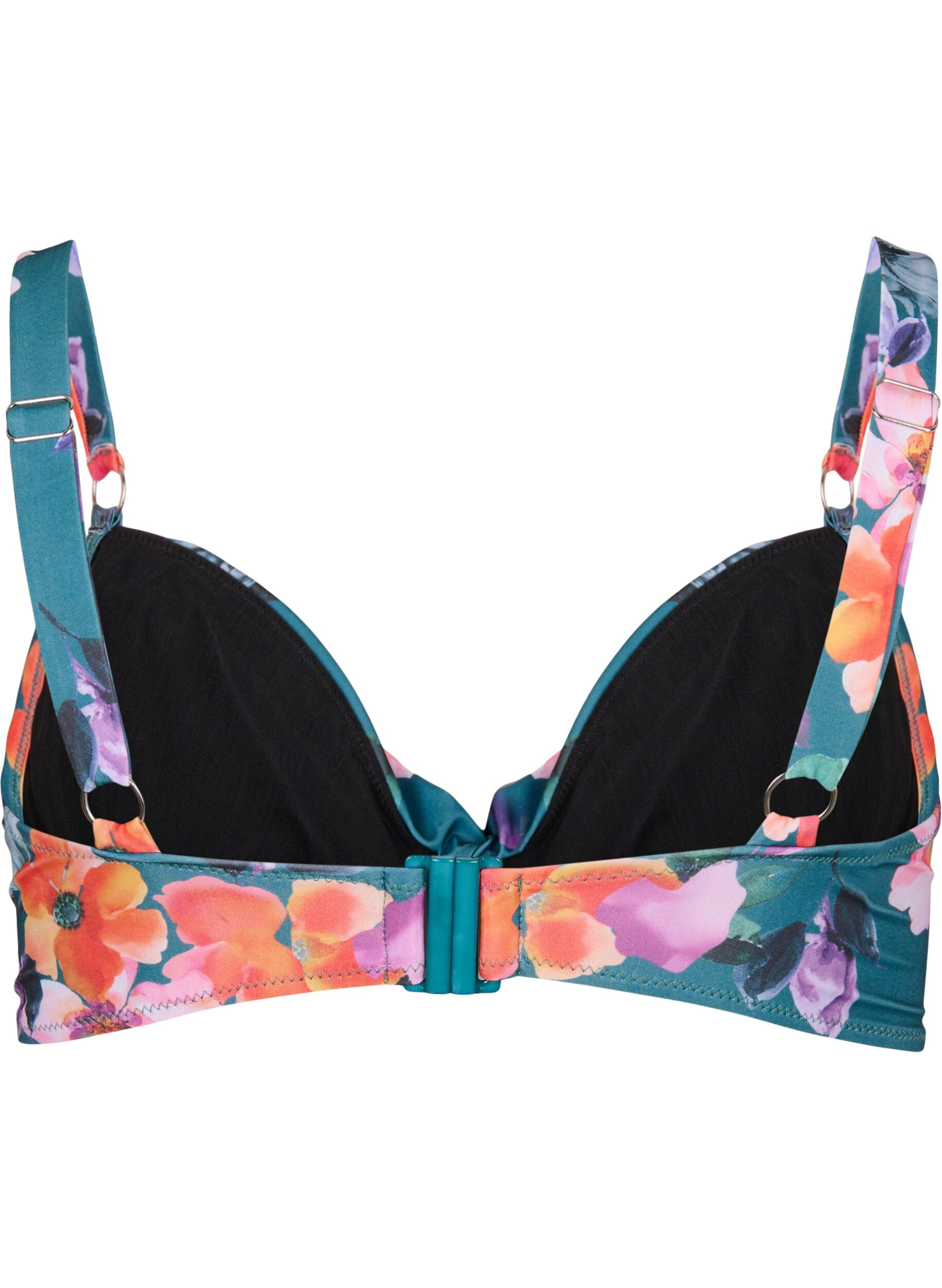 Zizzi Printet bikini bh med b&oslash;jle, Meave Print, Packshot image number 1