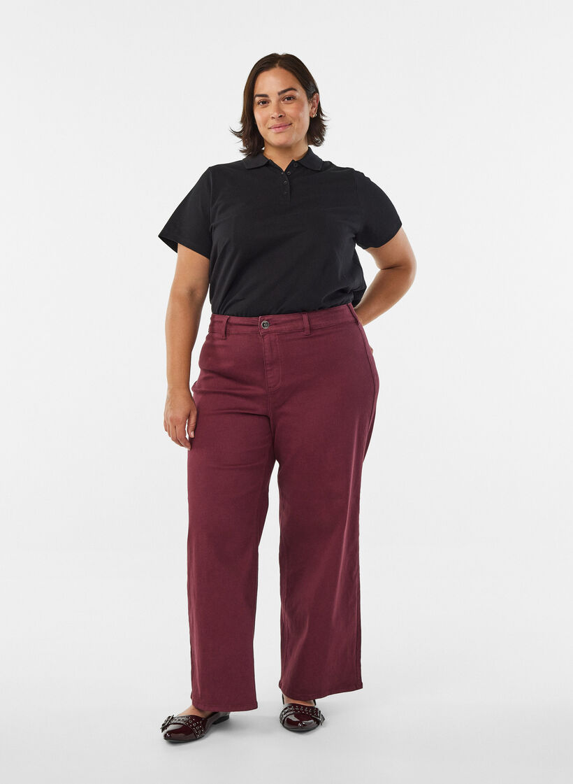 FLASH - Poloshirt med korte &aelig;rmer, Sort, Model image number 1