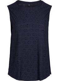 Top med broderi anglaise, Night Sky