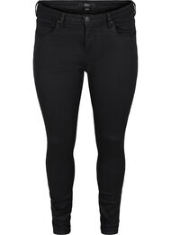 Super slim Amy jeans med h&oslash;j talje, Black