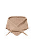 Strikket t&oslash;rkl&aelig;de med trekantet form, Beige, Packshot image number 0