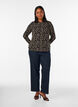 Bluse med lange &aelig;rmer, Sort, Model image number 1