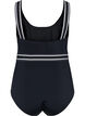 Badedragt med rund halsudskæring, Black, Packshot image number 1