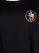 Bomulds t-shirt med fronttryk, Black W. Chest print, Packshot image number 2