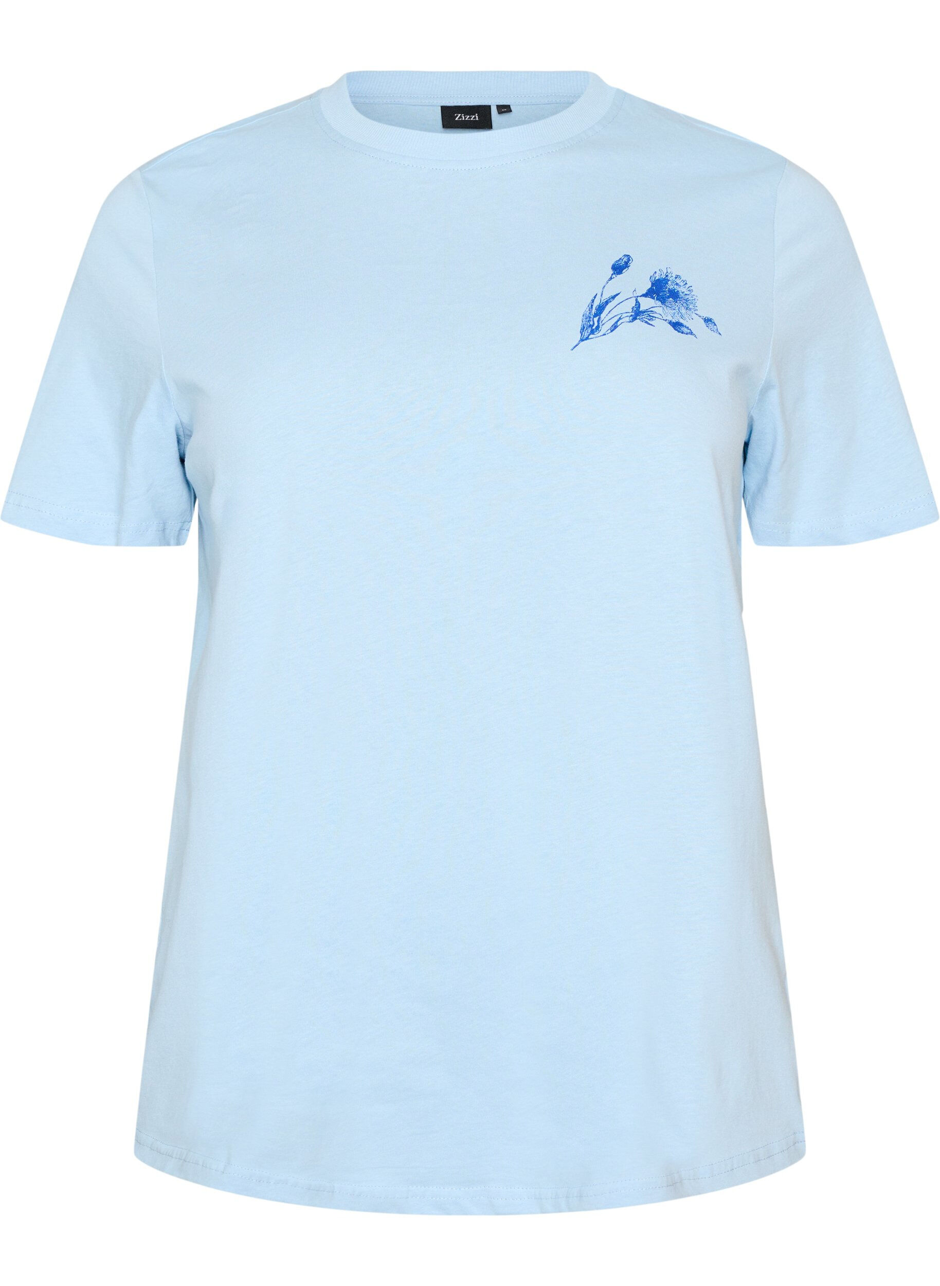 T-shirt i bomuld med print