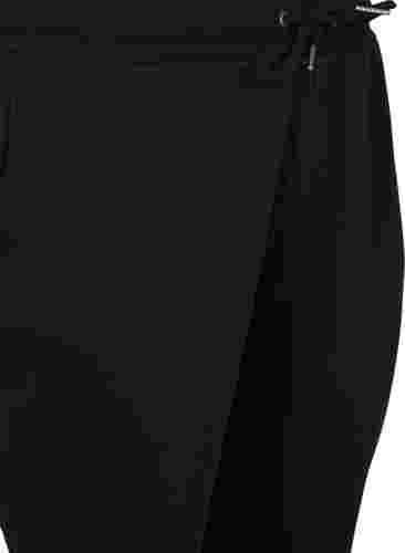 Sweatpants med bindebånd og lommer, Black, Packshot image number 2