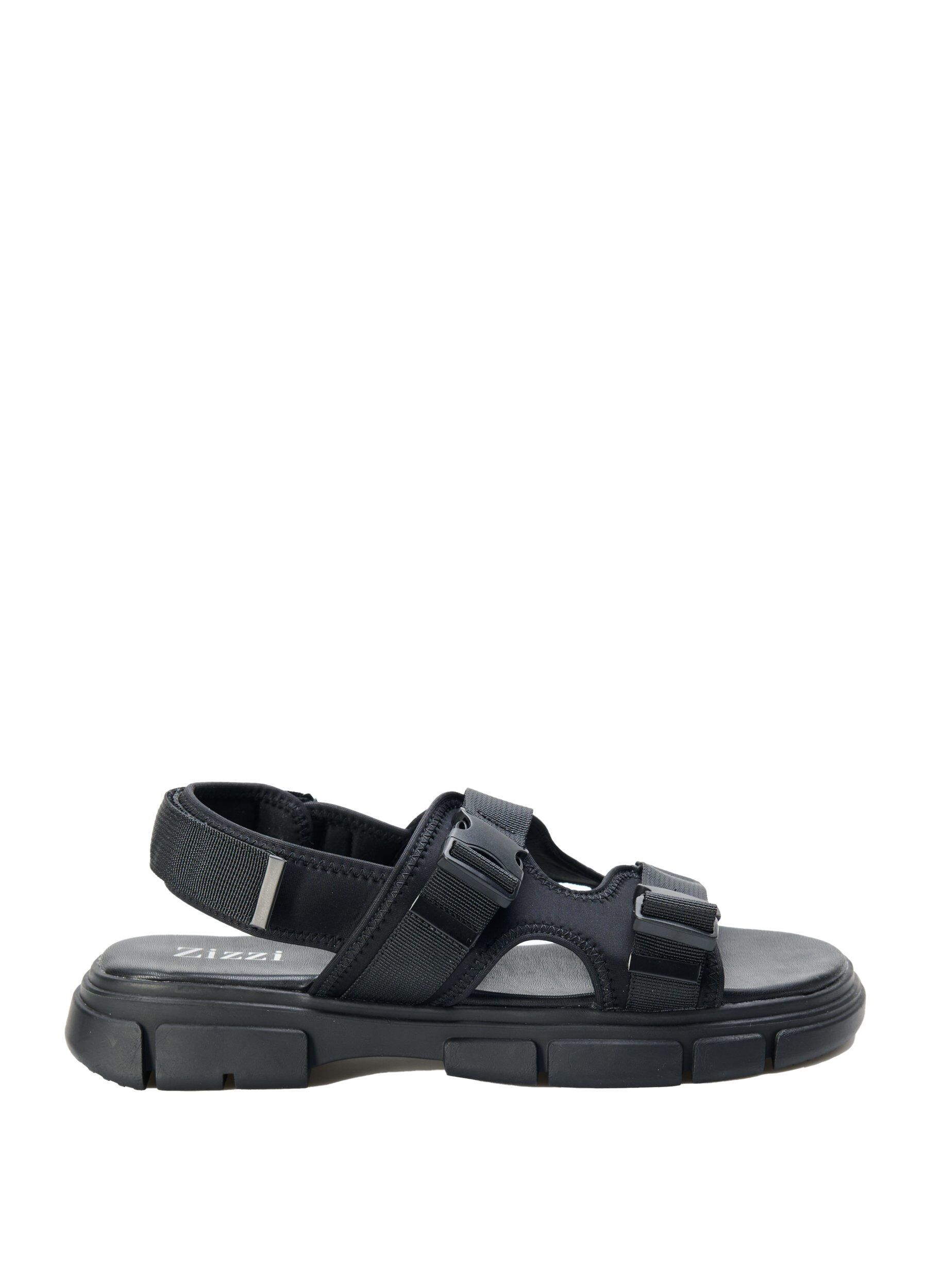 Zizzi Wide fit - Sports sandal , Sort, Packshot image number 0