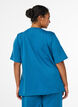T-shirt i modalmix, Bl&aring;, Model image number 2