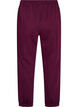 Sweatpants med h&oslash;j talje og bindeb&aring;nd, Lilla, Packshot image number 1