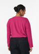 Basis jerseybluse med lange &aelig;rmer, Lyser&oslash;d, Model image number 2