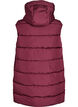 Lang vest med h&aelig;tte og lommer, R&oslash;d, Packshot image number 1