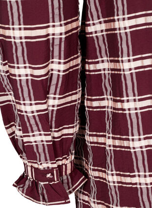 Langærmet tunika med ternet print, Port Royal Check, Packshot image number 3