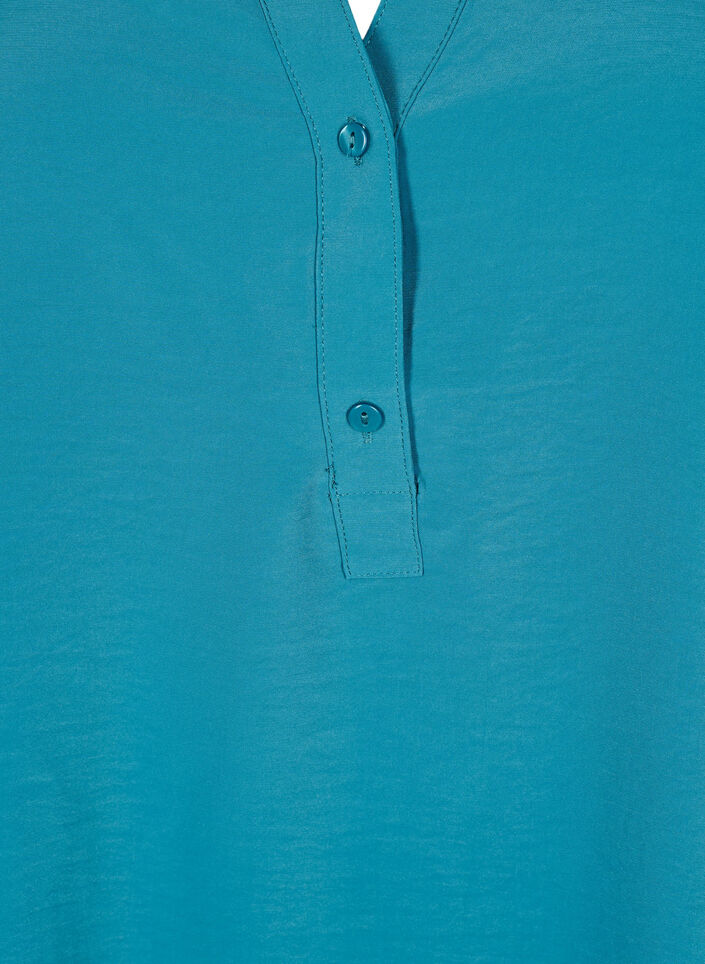 FLASH - Skjortebluse med lange ærmer, Grøn, Packshot image number 2