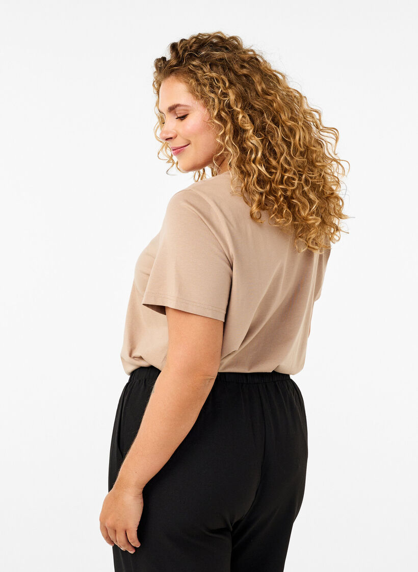 T-shirt med motiv, S. Mink w. Text, Model image number 1