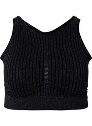 Seamless bh med glimmer, Black w. Lurex