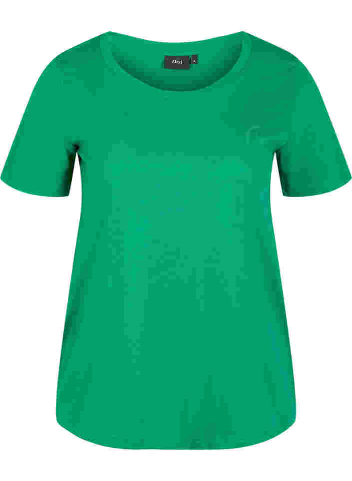 Kortærmet t-shirt med en rund halsudskæring, Jolly Green MB, Packshot image number 0