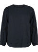 Bluse i TENCEL™ Modal med broderidetaljer, Black, Packshot image number 0