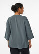 Bluse med 3/4 &aelig;rmer, Gr&oslash;n, Model image number 2