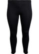 Viskose leggings med striber i siderne, Black W. Stripe, Packshot image number 0