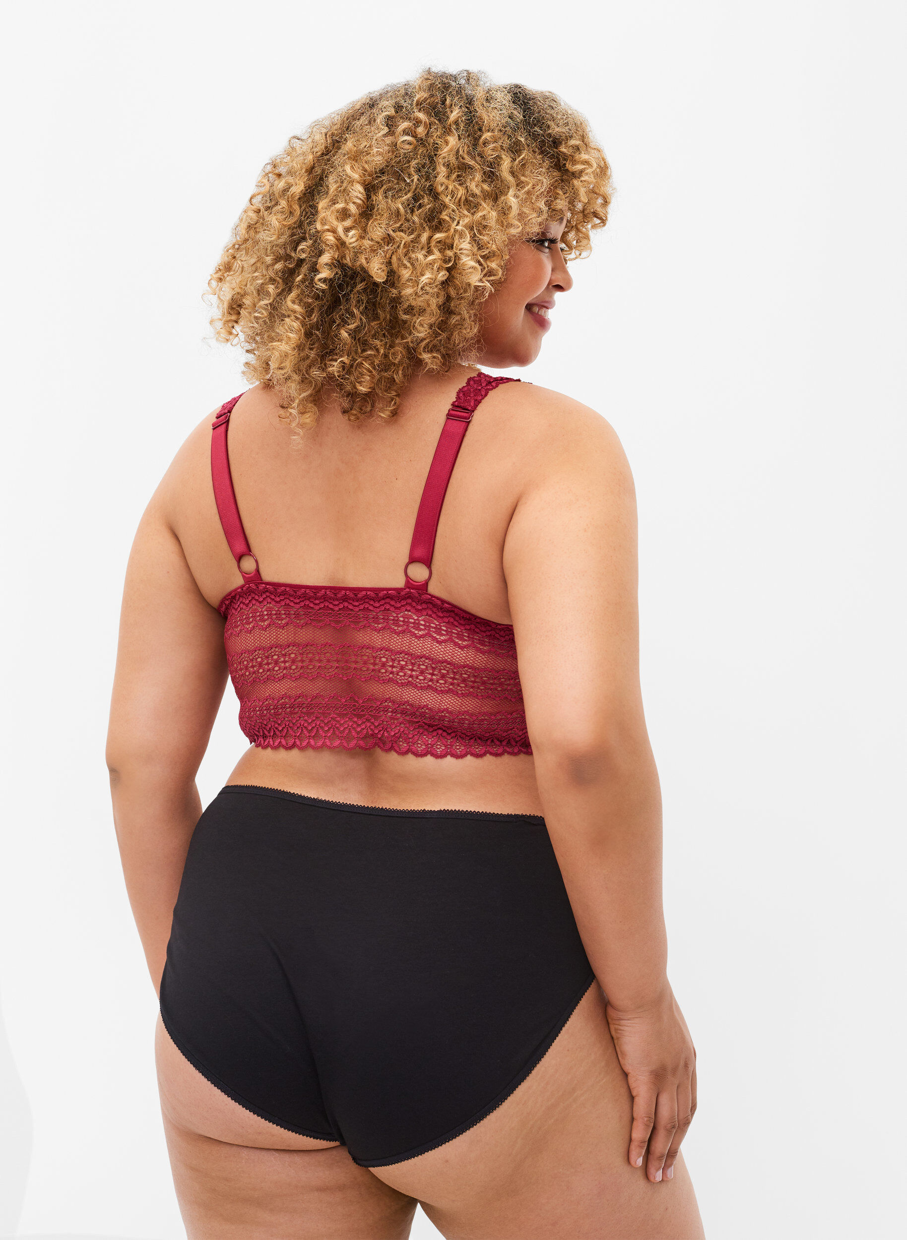 Zizzi Blonde bh med bl&oslash;d vattering, Nocturne ASS, Model image number 1