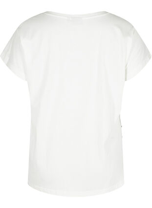 T-shirt med knapper i økologisk bomuld, Snow White, Packshot image number 1