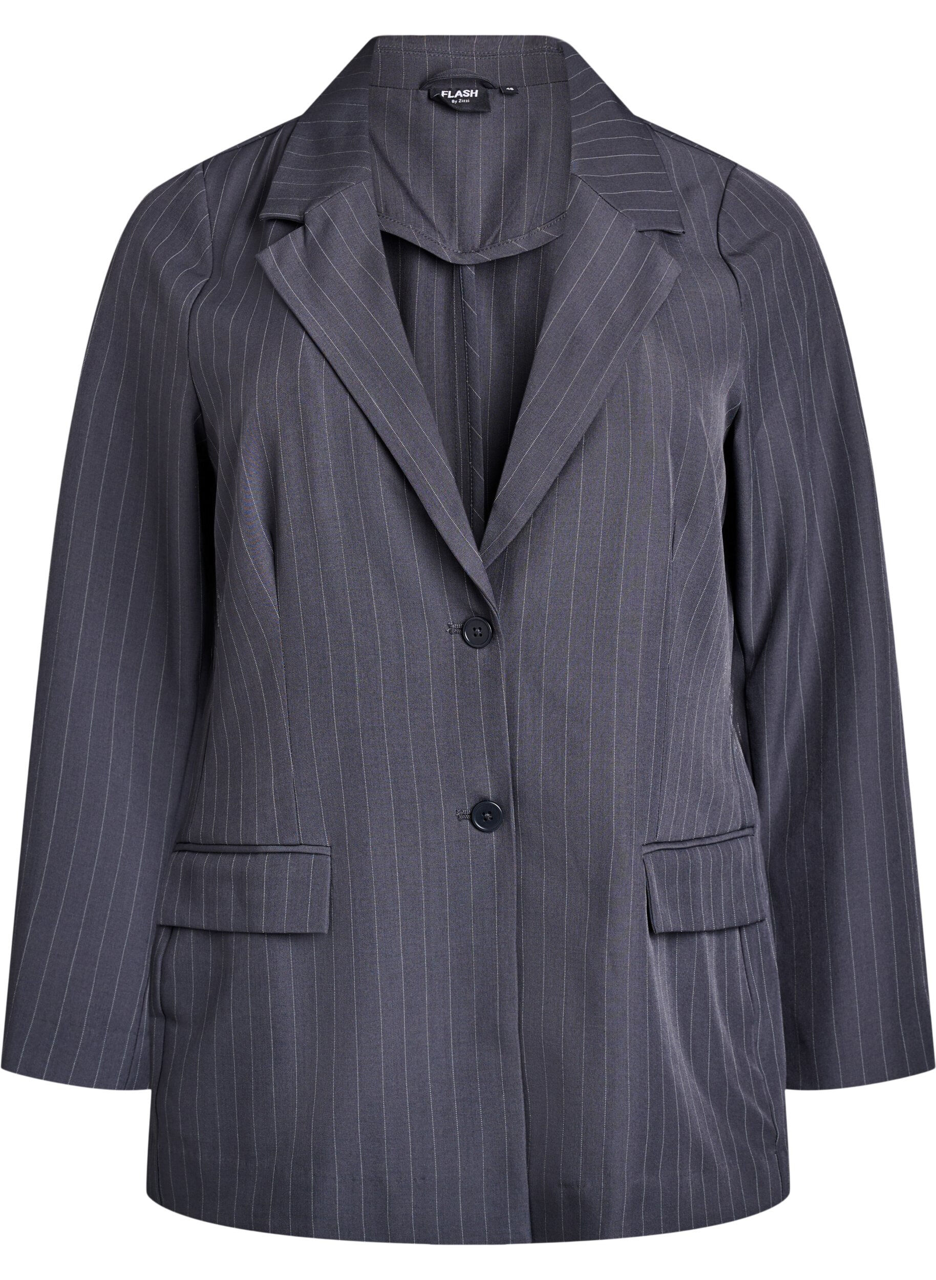FLASH - Blazer med lommer og slids