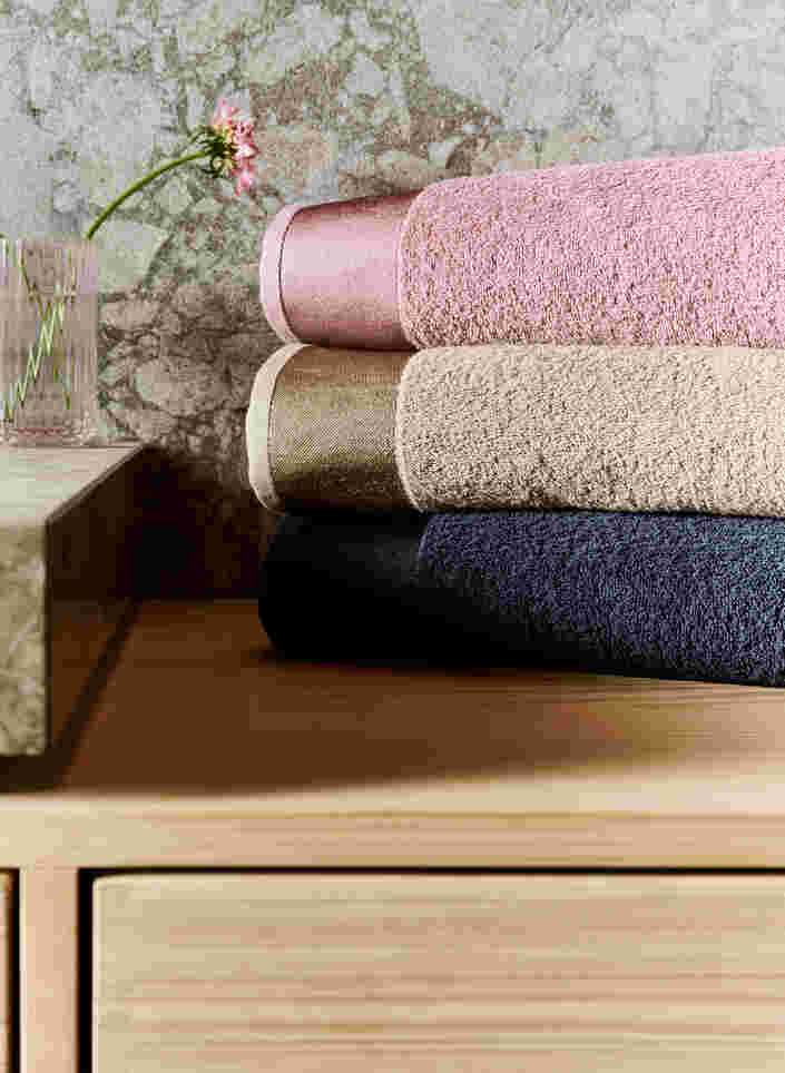 Håndklæde i bomuldsfrotté, Graphite, Packshot image number 4