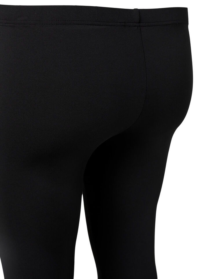 2-pak leggings med 3/4 længde , Sort, Packshot image number 3